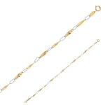 Jouailla - bracelet maille fantaisie en or 375 - 1000e (398036)