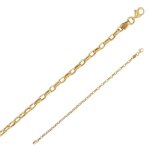 Jouailla - bracelet or 375 - 1000e maille jaseron (398033)