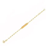 Jouailla - bracelet or jaune 375 - 1000e - maille. . .