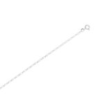 Jouailla - chane de cou maille figaro simple argent 925 / 1000 (40 cm)