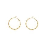 Jouailla - cr�oles fantaisie - plaqu� or