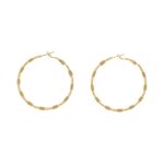 Jouailla - cr�oles fantaisie - plaqu� or