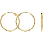 Jouailla - cr�oles fil 12mm en or 750 - 1000 (303015)