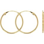 Jouailla - cr�oles en or 750 - 1000 fil 12mm (303016)