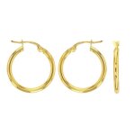 Jouailla - cr�oles en or 750 - 1000 diam�tre du fil 2mm (303048)