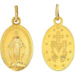 Jouailla - mdaille ovale miraculeuse recto - verso en plaqu or (3260232)
