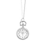Jouailla - montre pendentif - argente