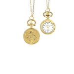 Jouailla - montre pendentif - dor�e