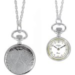 Jouailla - montre pendentif palladium pour femme