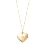 Jouailla - pendentif cassolette neo - baroque coeur orn� dun oxyde de zirconium plaqu� or (3260243)