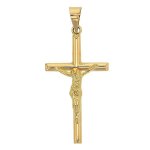 Jouailla - pendentif croix avec le christ en or 750 - 1000 (305002)