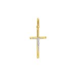 Jouailla - pendentif croix en or 375 - 1000e (396163)