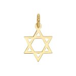 Jouailla - pendentif etoile de david grand mod�le en or 375 - 1000 (396017)