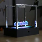 Jouets 2cm lumineux au sol en verre pendule newton berceau balance ball pour pc de bureau d�coration ...