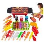 Jouet alimentaire - dinette - ensemble barbecue 29pcs - mat�riau abs - pour enfants 3 ans - mixte