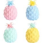 Jouet anti - stress - ananas - balle squishy - couleur jaune - pour enfants - � partir de 3 ans