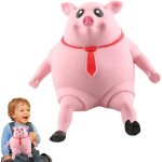 Jouet anti - stress - cochon rose - tpr - petit - d�compression