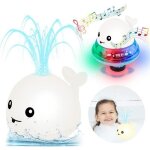 Jouets de bain - baleine �lectrique induction - 2 en 1 - lumi�res led