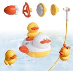 Jouet de bain pour bb pomme de douche canard de  eau automatique pompe  eau pour baignoire enfants ...