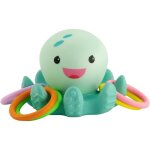 Jouet de bain - infantino - pieuvre lumineuse de bain avec anneaux