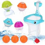 Jouet de bain - mini panier pour baignoire - jeu de tir pour bébé - bleu - mixte - 6 mois Jouet de bain - mini panier pour baignoire - jeu de tir pour bébé - bleu - mixte - 6 mois