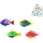 Jouet de bain - robo - poisson lumineux - 4 pi�ces - plastique abs - mixte 6 mois +