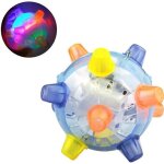 Jouet balle lumineuse pour chat et chien jouet rebondissant clignotant musique