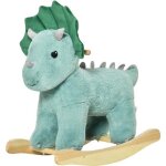 Homcom - cheval à bascule - peluche courte - 64x30x54cm - vert foncé Homcom - cheval à bascule - peluche courte - 64x30x54cm - vert foncé