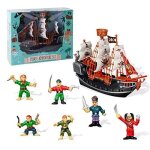 Jouet bateau pirate avec figurines pirate pour enfants - cadeau anniversaire & de nol pour garons