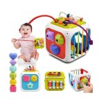 Jouet bebe 1 2 an 7 in 1 sensoriel jouets pour bebe 6 9 12 18 mois naissance fille cadeau educatif cube ... Jouet bebe 1 2 an 7 in 1 sensoriel jouets pour bebe 6 9 12 18 mois naissance fille cadeau educatif cube ...