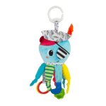 Jouet pour bb - lamaze - captain calamari - hochet et textures - multicolore