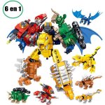 Jouets de bloc de construction - dinosaure briques construction jouets - jeu de jouets ducatifs pour ...