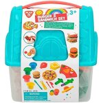 Jouet - burguer et sandwich - 18 x 18 x 16 cm - pack de 19 pi�ces - pour enfant