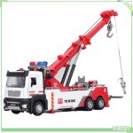 Jouet de camion - grue � �chelle 1:32 mod�le de camion de construction de grue de levage � bras rotatif ...