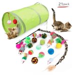 Jouet chat 21pcs jouets pour chat chat teaser jouetde boule de chat tunnel chat jeu pour chaton