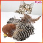 Jouet pour chat - akozon - oiseau simul� - apparence r�aliste - gazouillis interactif - peluche �lectronique ...