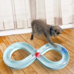 Jouet pour chat - non spcifi - circuit jeu - cologique - 2 balles - antidrapant