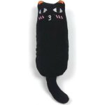 Jouet doudou noir pour chat � m�cher rempli dherbe � chat menthe ? anti - stress stimulant