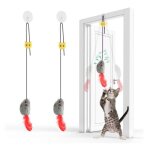 Jouet chat interieur lot de 2 suspendue souris jouet chat interactif avec couineur et ueue de plume aucune ... Jouet chat interieur lot de 2 suspendue souris jouet chat interactif avec couineur et ueue de plume aucune ...