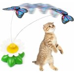 Jouet pour chat - phe jouet interactif pour chat - papillon - exercice amusant - �lectrique - rotatif ...