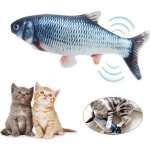 Jouet pour chat poisson type 5 remuement lectrique usb charge carpe poupe jouet en peluche poisson ...