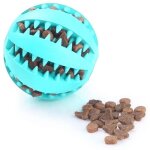 Jouet pour chien balle en caoutchouc naturel - distributeur de friandises interactif � m�cher