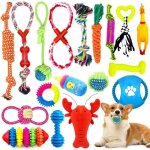 Jouets pour chien - freosen - 18pcs - indestructibles - corde � m�cher - �cologiques