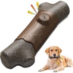 Jouet chien indestructible - bois olivier pour chienrobuste jouet pour chien (pour les chiens de taille ...
