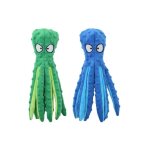 Jouet pour chien - pieuvre indestructible - 2 pi�ces - couine - 32 cm