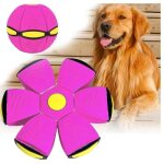 Jouet for chien soucoupe volante lance balle pour chien deformable magique frisbee chienfrisbee transforme ...