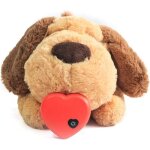 Jouet pour chiot jouets en peluche battement de c?ur r�aliste interactifspeluche chaude pour animal de ...