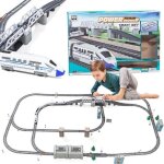 Jouets de circuit train �lectrique - emu - polar express - 86 pi�ces - 914 cm - mixte