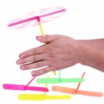 Jouets classiques en plastique pour enfants - libellule - pouss�e � la main - h�lice volante