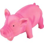 Jouet pour chien - rose - cochon sonore - 15 cm - latex - jeux Jouet pour chien - rose - cochon sonore - 15 cm - latex - jeux